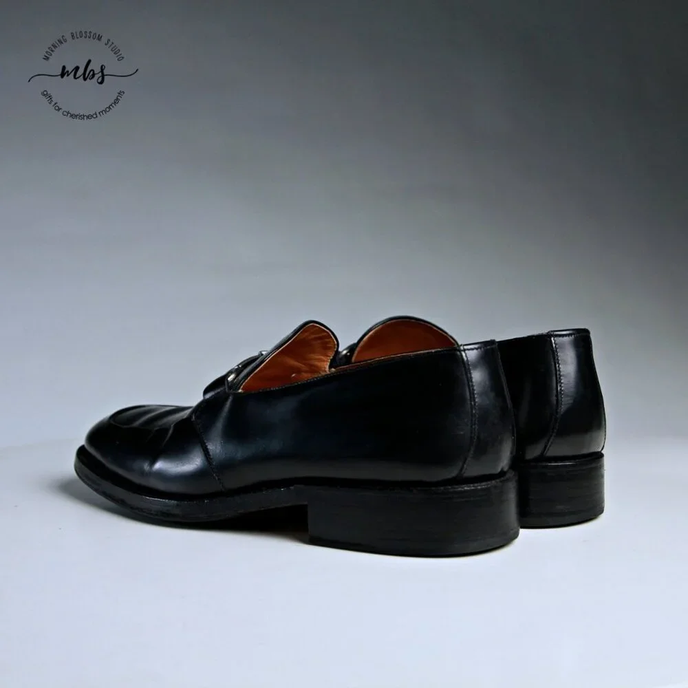 To‎ Boot New York Leather Dress Shoes Black Men 7.5